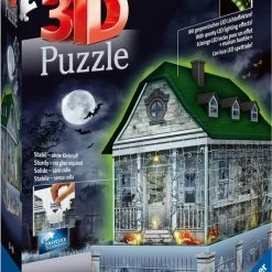 Ravensburger Spookhuis Night Edition - 3D Puzzel - 216 Stukjes