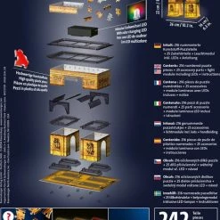 Ravensburger Arc De Triomphe Night Edition - 3D Puzzel Gebouw - 216 Stukjes -Exporteren puzzels winkel 533x840