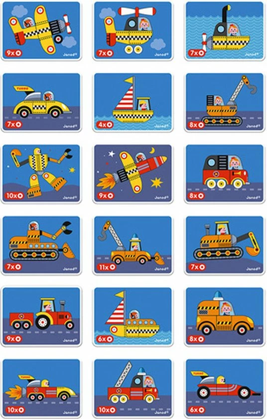 Janod Magnetibook - Racers 18 Janod Magnetibook - Racers - Afbeelding 16