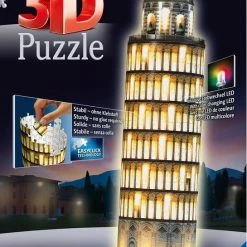 Ravensburger Toren Van Pisa 3D Puzzel Night Edition - 216 Stukjes 19 Ravensburger Toren Van Pisa 3D Puzzel Night Edition - 216 Stukjes -Exporteren puzzels winkel 545x840