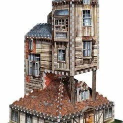 The Burrow- Weasley Family Home - Wrebbit 3D Puzzel - Harry Potter - 415 Stukjes -Exporteren puzzels winkel 549x840