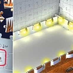 Ravensburger Kerst Gingerbread House Night Edition - 3D Puzzel Gebouw - 216 Stukjes -Exporteren puzzels winkel 550x261 1