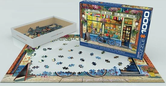 Eurographics De Beste Boekenwinkel Ter Wereld Puzzel - 1000 Stukjes 4 Eurographics De Beste Boekenwinkel Ter Wereld Puzzel - 1000 Stukjes - Afbeelding 2