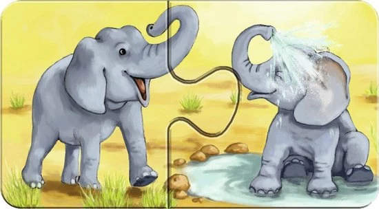 Ravensburger Lieve Dieren- My First Puzzles -9x2 Stukjes - Kinderpuzzel 7 Ravensburger Lieve Dieren- My First Puzzles -9x2 Stukjes - Kinderpuzzel - Afbeelding 5