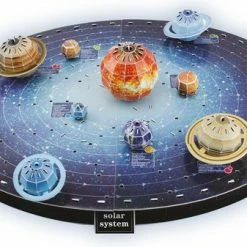 Grafix 3D Puzzel Voor Kinderen | Maak Je Eigen Zonnestelsel | 146 Puzzelstukjes | Planeten Speelgoed | 3D Puzzel Voor Kinderen Vanaf 8 Jaar -Exporteren puzzels winkel 550x337 1