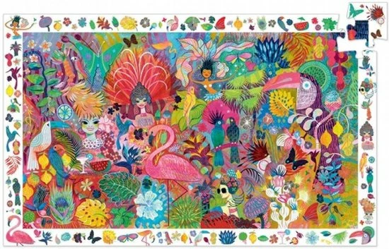 Djeco - Zoekpuzzel 200 Stukjes - Carnaval In Rio - 6+ 4 Djeco - Zoekpuzzel 200 Stukjes - Carnaval In Rio - 6+ - Afbeelding 2