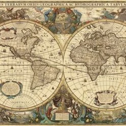 Ravensburger Puzzel Antieke Wereldkaart - Legpuzzel - 5000 Stukjes -Exporteren puzzels winkel 550x365 13