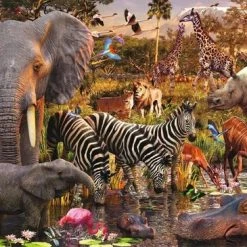 Ravensburger Puzzel Afrikaanse Dierenwereld - Legpuzzel - 3000 Stukjes -Exporteren puzzels winkel 550x365 4
