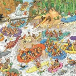 Jan Van Haasteren Wild Water Raften Puzzel - 1500 Stukjes -Exporteren puzzels winkel 550x366 107