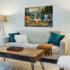 Ravensburger Puzzel Rustige Kampeerplek - Legpuzzel - 1000 Stukjes -Exporteren puzzels winkel 550x366 112