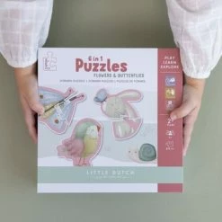 Little Dutch -Vormen Puzzel Flowers & Butterflies FSC -Exporteren puzzels winkel 550x366 63
