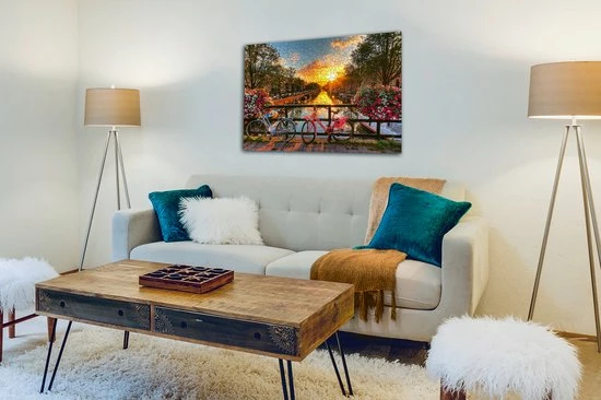 Ravensburger Puzzel Fietsen In Amsterdam - Legpuzzel - 1000 Stukjes 9 Ravensburger Puzzel Fietsen In Amsterdam - Legpuzzel - 1000 Stukjes - Afbeelding 7