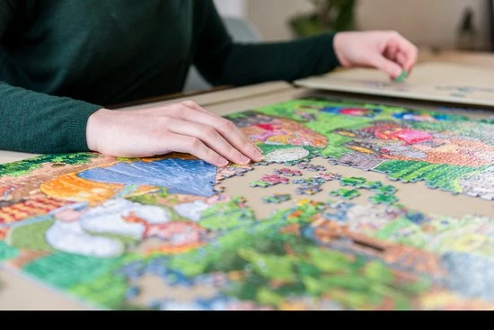 Jumbo Portapuzzle Standaard Voor Puzzels Tot 1000 Stukjes - Puzzelmap 13 Jumbo Portapuzzle Standaard Voor Puzzels Tot 1000 Stukjes - Puzzelmap - Afbeelding 11