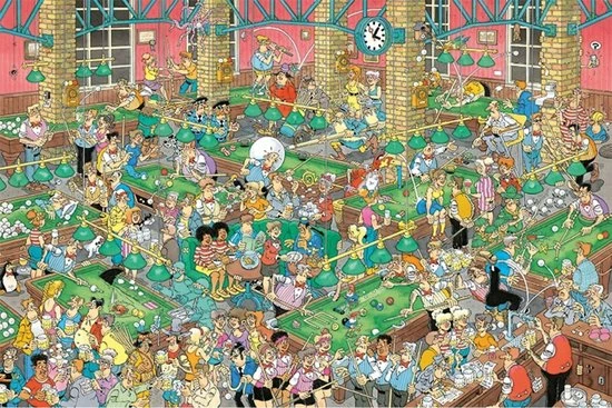 Jan Van Haasteren Krijt Op Tijd! Puzzel - 1500 Stukjes 7 Jan Van Haasteren Krijt Op Tijd! Puzzel - 1500 Stukjes - Afbeelding 5