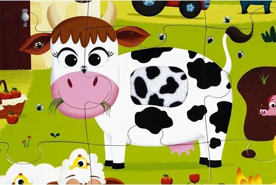 Janod Voelpuzzel - Boerderijdieren 14 Janod Voelpuzzel - Boerderijdieren - Afbeelding 12