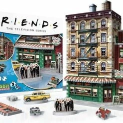 Wrebbit Friends - Central Perk (440 Stukjes) - 3D-Puzzle -Exporteren puzzels winkel 550x369 2