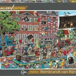 Goliath That's Life Gallery Edition: Rembrandt Van Rijn - 1000 Puzzelstukjes - Legpuzzel (68x48cm) -Exporteren puzzels winkel 550x373