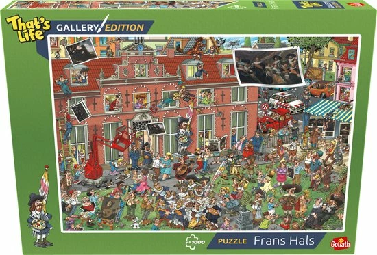 Goliath That's Life Gallery Edition: Frans Hals - 1000 Puzzelstukjes - Legpuzzel (68x48cm) 5 Goliath That's Life Gallery Edition: Frans Hals - 1000 Puzzelstukjes - Legpuzzel (68x48cm) - Afbeelding 3