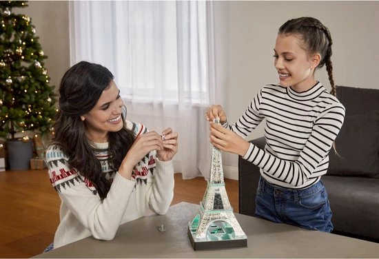 Ravensburger Eiffeltoren Night Edition- 3D Puzzel Gebouw - 216 Stukjes 4 Ravensburger Eiffeltoren Night Edition- 3D Puzzel Gebouw - 216 Stukjes - Afbeelding 2