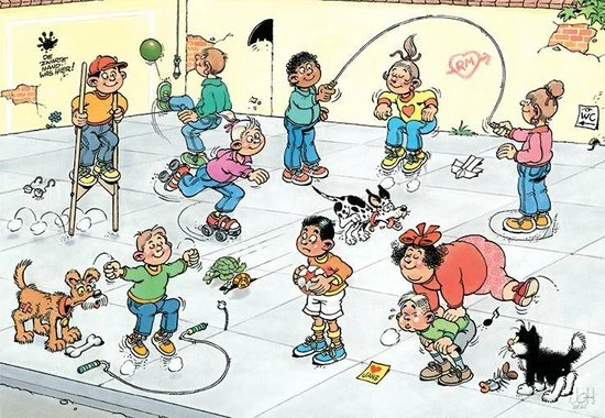 Jan Van Haasteren Junior Speelkwartiertje Puzzel - 240 Stukjes - Kinderpuzzel 5 Jan Van Haasteren Junior Speelkwartiertje Puzzel - 240 Stukjes - Kinderpuzzel - Afbeelding 3