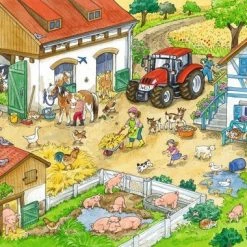 Ravensburger Puzzel Vrolijk Boerderijleven- 2x24 Stukjes - Kinderpuzzel -Exporteren puzzels winkel 550x380 34