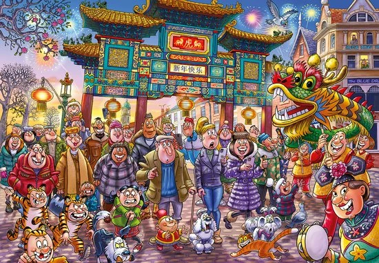 Wasgij Original 39 Chinees Nieuwjaar! Puzzel - 1000 Stukjes 5 Wasgij Original 39 Chinees Nieuwjaar! Puzzel - 1000 Stukjes - Afbeelding 3