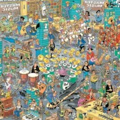 Jan Van Haasteren De Muziekwinkel Puzzel - 5000 Stukjes -Exporteren puzzels winkel 550x381 3
