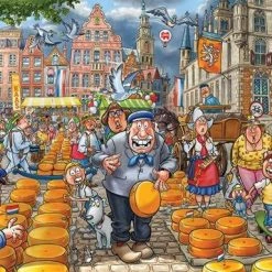 Wasgij Original 38 Kaasalarm Puzzel - 1000 Stukjes -Exporteren puzzels winkel 550x384