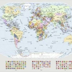 Ravensburger Puzzel Staatkundige Wereldkaart - Legpuzzel - 1000 Stukjes -Exporteren puzzels winkel 550x385 10