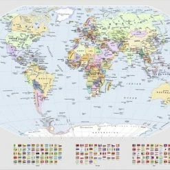 Ravensburger Puzzel Staatkundige Wereldkaart - Legpuzzel - 1000 Stukjes -Exporteren puzzels winkel 550x385 9