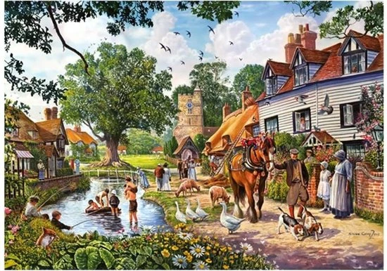 Falcon Puzzel The Woodland Cottage - Legpuzzel - 2 X 1000 Stukjes 12 Falcon Puzzel The Woodland Cottage - Legpuzzel - 2 X 1000 Stukjes - Afbeelding 10