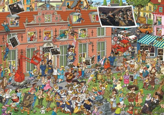 Goliath That's Life Gallery Edition: Frans Hals - 1000 Puzzelstukjes - Legpuzzel (68x48cm) 4 Goliath That's Life Gallery Edition: Frans Hals - 1000 Puzzelstukjes - Legpuzzel (68x48cm) - Afbeelding 2