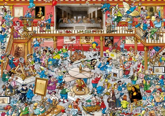 Goliath That's Life Gallery Edition: Leonardo Da Vinci - 1000 Puzzelstukjes - Legpuzzel (68x48cm) 6 Goliath That's Life Gallery Edition: Leonardo Da Vinci - 1000 Puzzelstukjes - Legpuzzel (68x48cm) - Afbeelding 4