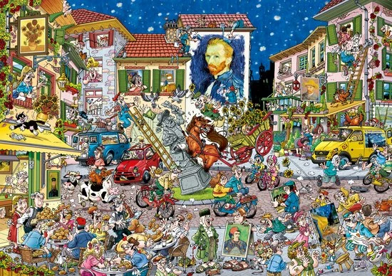 Goliath That's Life Gallery Edition: Vincent Van Gogh - 1000 Puzzelstukjes - Legpuzzel (68x48cm) 7 Goliath That's Life Gallery Edition: Vincent Van Gogh - 1000 Puzzelstukjes - Legpuzzel (68x48cm) - Afbeelding 5