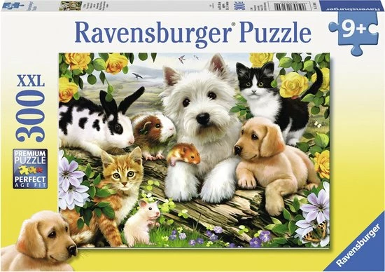 Ravensburger Puzzel Dierenvriendjes - Legpuzzel - 300XXL Stukjes 3 Ravensburger Puzzel Dierenvriendjes - Legpuzzel - 300XXL Stukjes