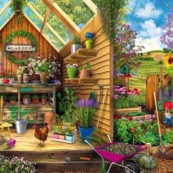 Ravensburger Puzzel Blik In Het Tuinhuis - Legpuzzel - 300 Stukjes Extra Groot -Exporteren puzzels winkel 550x390 26