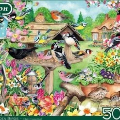 Falcon Puzzel Spring Garden Birds - Legpuzzel - 500 Stukjes -Exporteren puzzels winkel 550x390 6