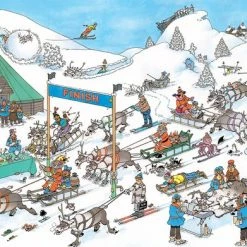 Jan Van Haasteren Rendier Race Puzzel - 500 Stukjes -Exporteren puzzels winkel 550x391 13