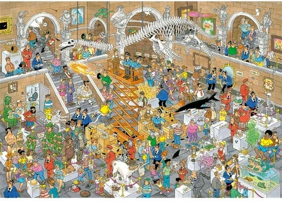 Jan Van Haasteren Rariteitenkabinet Puzzel - 3000 Stukjes 3 Jan Van Haasteren Rariteitenkabinet Puzzel - 3000 Stukjes