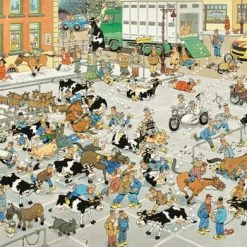 Jan Van Haasteren De Veemarkt Puzzel - 1000 Stukjes -Exporteren puzzels winkel 550x391 20