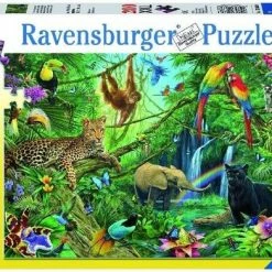 Ravensburger Puzzel Dieren In De Jungle - Legpuzzel - 200 Stukjes