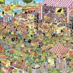 Jan Van Haasteren Popfestival Puzzel - 1000 Stukjes -Exporteren puzzels winkel 550x391 61