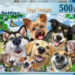 Ravensburger Puzzel Vrolijke Honden - Legpuzzel - 500 Stukjes