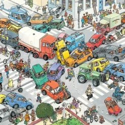 Jan Van Haasteren Verkeerschaos & Ter Land Ter Zee En In De Lucht - Legpuzzel 2x1000 Stukjes -Exporteren puzzels winkel 550x392 12