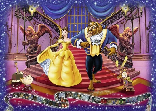 Ravensburger Disney The Beauty And The Beast - Legpuzzel - 1000 Stukjes 5 Ravensburger Disney The Beauty And The Beast - Legpuzzel - 1000 Stukjes - Afbeelding 3