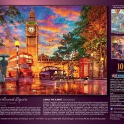 Ravensburger Puzzel 1000 Stukjes Zonsondergang Op Parliament Square, Londen -Exporteren puzzels winkel 550x392 141