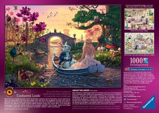 Ravensburger Puzzel 1000 Stukjes Wonderland 5 Ravensburger Puzzel 1000 Stukjes Wonderland - Afbeelding 3