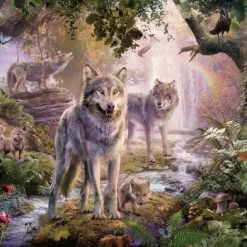 Ravensburger Puzzel Wolvenfamilie In De Zomer - Legpuzzel - 1000 Stukjes -Exporteren puzzels winkel 550x392 209