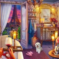 Ravensburger Puzzel Knusse Badkamer - Legpuzzel - 500 Stukjes -Exporteren puzzels winkel 550x392 212