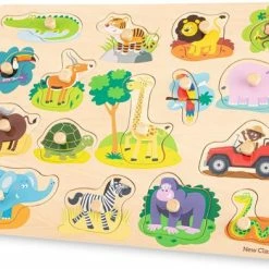 New Classic Toys Houten Legpuzzel Safari Dieren - 16 Puzzelstukjes - FSC 100%-gecertificeerd Hout -Exporteren puzzels winkel 550x392 51